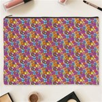 Groovy Floral Pattern Cosmetic Bag (XXXL) Front