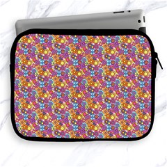 Groovy Floral Pattern Apple Ipad 2/3/4 Zipper Cases by designsbymallika