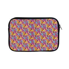 Groovy Floral Pattern Apple Ipad Mini Zipper Cases by designsbymallika