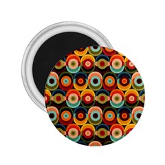 Multicolor Geometric Pattern 2 25  Magnets by designsbymallika