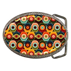 Multicolor Geometric Pattern Belt Buckles by designsbymallika