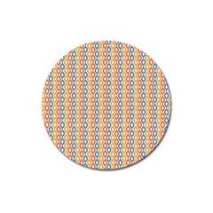 Psychedelic Groovy Pattern Magnet 3  (round)