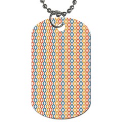 Psychedelic Groovy Pattern Dog Tag (one Side)