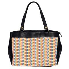 Psychedelic Groovy Pattern Oversize Office Handbag (2 Sides) by designsbymallika