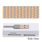 Psychedelic Groovy Pattern Memory Card Reader (Stick) Front