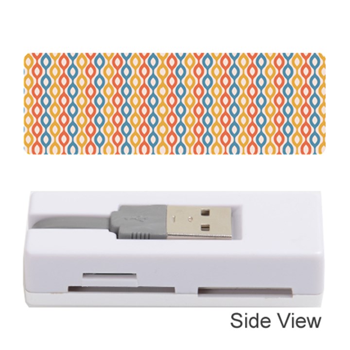 Psychedelic Groovy Pattern Memory Card Reader (Stick)