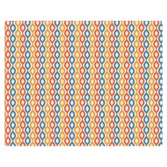 Psychedelic Groovy Pattern Double Sided Flano Blanket (medium)  by designsbymallika