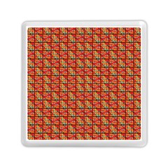 Square Floral Print Memory Card Reader (square) by designsbymallika