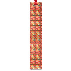 Square Floral Print Large Book Marks by designsbymallika