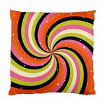 Psychedelic Groovy Orange Standard Cushion Case (Two Sides) Back