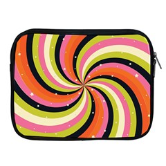 Psychedelic Groovy Orange Apple Ipad 2/3/4 Zipper Cases by designsbymallika