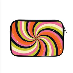 Psychedelic Groovy Orange Apple Macbook Pro 15  Zipper Case by designsbymallika