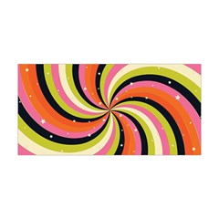 Psychedelic Groovy Orange Yoga Headband by designsbymallika