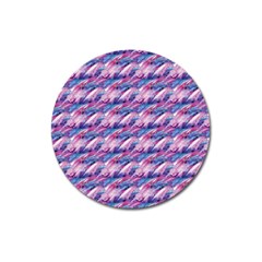 Pink Purple Shade Magnet 3  (round) by designsbymallika