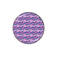 Pink Purple Shade Hat Clip Ball Marker by designsbymallika