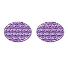 Pink Purple Shade Cufflinks (oval) by designsbymallika