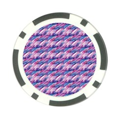 Pink Purple Shade Poker Chip Card Guard by designsbymallika