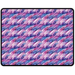 Pink Purple Shade Fleece Blanket (medium)  by designsbymallika