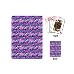 Pink Purple Shade Playing Cards Single Design (mini) by designsbymallika