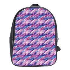 Pink Purple Shade School Bag (xl) by designsbymallika