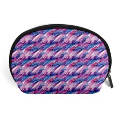 Pink Purple Shade Accessory Pouch (large) by designsbymallika