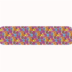 Summer Floral Pattern Large Bar Mats by designsbymallika