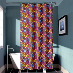 Summer Floral Pattern Shower Curtain 36  X 72  (stall)  by designsbymallika