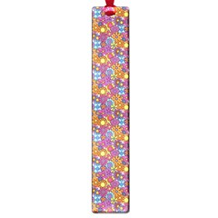 Summer Floral Pattern Large Book Marks by designsbymallika