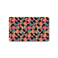 Shapes Pattern Magnet (name Card) by designsbymallika