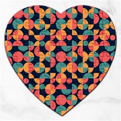 Shapes Pattern Jigsaw Puzzle (heart) by designsbymallika