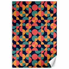 Shapes Pattern Canvas 24  X 36  by designsbymallika