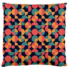 Shapes Pattern Large Cushion Case (two Sides)