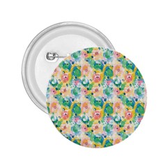 Water Color Floral Pattern 2 25  Buttons