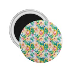 Water Color Floral Pattern 2 25  Magnets by designsbymallika