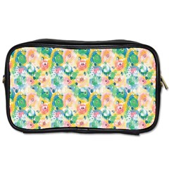 Water Color Floral Pattern Toiletries Bag (one Side) by designsbymallika