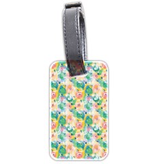 Water Color Floral Pattern Luggage Tag (two Sides) by designsbymallika