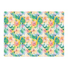 Water Color Floral Pattern Double Sided Flano Blanket (mini)  by designsbymallika