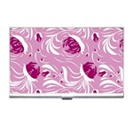 Folk floral pattern. Flowers print. Business Card Holder Front