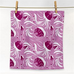 Folk Floral Pattern  Flowers Print  Face Towel by Eskimos