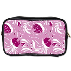 Folk Floral Pattern  Flowers Print  Toiletries Bag (one Side) by Eskimos