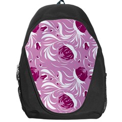 Folk Floral Pattern  Flowers Print  Backpack Bag by Eskimos