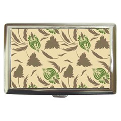 Folk Floral Pattern  Flowers Print  Cigarette Money Case by Eskimos