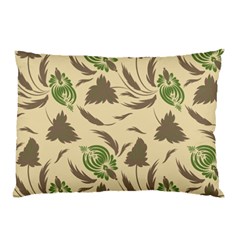 Folk Floral Pattern  Flowers Print  Pillow Case by Eskimos