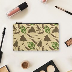 Folk Floral Pattern  Flowers Print  Cosmetic Bag (small) by Eskimos