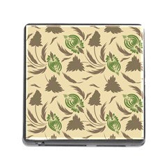 Folk Floral Pattern  Flowers Print  Memory Card Reader (square 5 Slot) by Eskimos