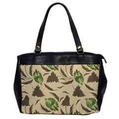 Folk Floral Pattern  Flowers Print  Oversize Office Handbag by Eskimos