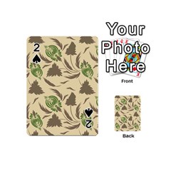 Folk Floral Pattern  Flowers Print  Playing Cards 54 Designs (mini) by Eskimos