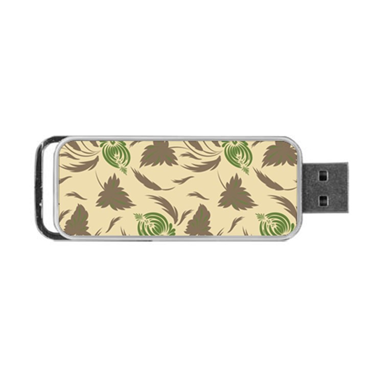 Folk floral pattern. Flowers print. Portable USB Flash (Two Sides)