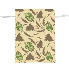 Folk Floral Pattern  Flowers Print   Lightweight Drawstring Pouch (xl) by Eskimos