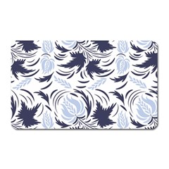 Folk Floral Pattern  Flowers Print  Magnet (rectangular) by Eskimos